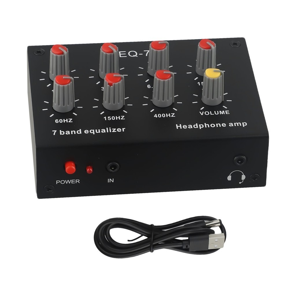⭐READY STOCK ⭐NE5532 Headphone Compatible Sound Equalizer 7 Wave Segment Control Dual Channel[Overseas Products]