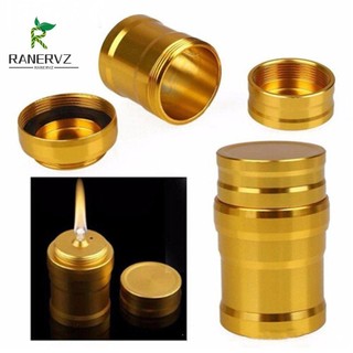 Đèn cồn không bấc bằng kim loại phù hợp cho các hoạt động ngoài trời