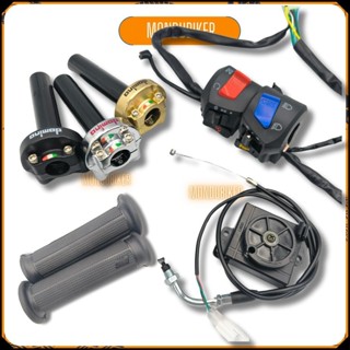 Combo Bao tay TBT và Cùm tăng tốc DOMINO và cùm công tắc FZ và bộ chuyển ga xe điện gắn thông dụng