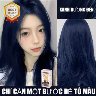  HÀNG GIAO NGAY FENKANG🌸Thuốc Nhuộm Tóc XANH DƯƠNG ĐEN 100ml*2 Không Tẩy 