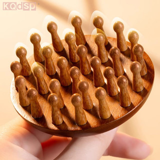 Widefiling Đa Năng Gỗ Trị Liệu Massage Lược Da Đầu Máy Mát Xa Sandal Tự Nhiên Răng Tròn Guasha Cạo Body Massage Đẹp