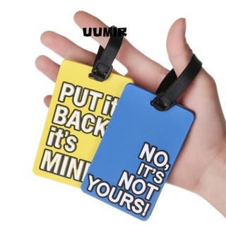 UUMIR Thẻ tên gắn vali tiện lợi
