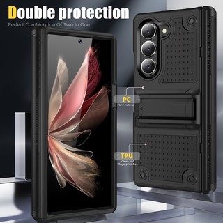 Giáp Sang Trọng Chống Vân Tay Cho Samsung Galaxy Z Fold 6 Fold6 5G Ốp Lưng Silicon Bao Gồm Tất Cả Phụ Kiện Vỏ Cứng Chống Sốc