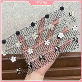 AISHG Camellia Gãy Tóc Nữ Vô Hình Lưng Của Đầu Lược Tóc Thời Trang Phụ Kiện Tóc
