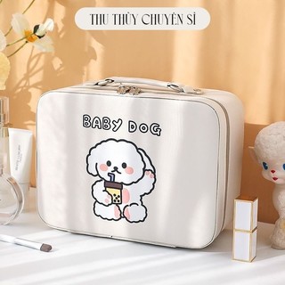 Túi cốp đựng đồ mỹ phẩm kèm gương
