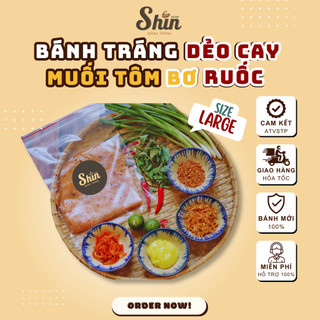Bánh Tráng Dẻo Cay Bơ ngũ vị zip L