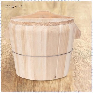 Bát cơm Sushi Xô hấp cơm có nắp Bát cơm tròn hấp bằng gỗ