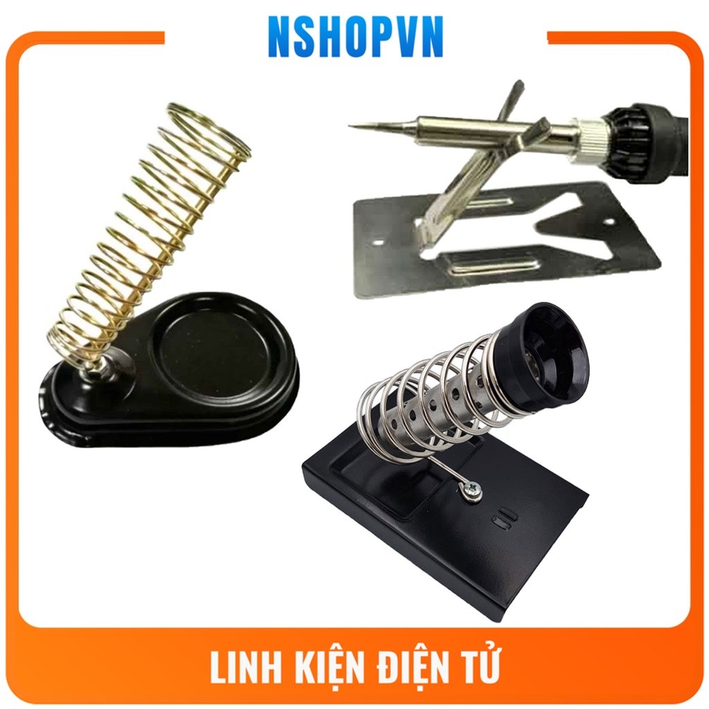 Đế gác mỏ hàn tròn vuông, miếng gác mỏ hàn