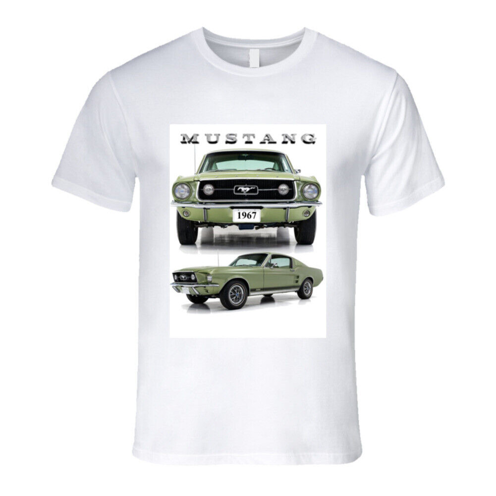 67 Mustang 2 + 2 Fastback Musclecar Ponycar Áo thun cao cấp