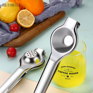 Dụng cụ kẹp vắt nước chanh bằng thép không gỉ tiện lợi cho nhà bếp