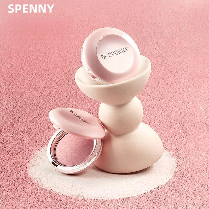 SPENNY Phấn má hồng dạng phun sương mềm mại co lại và nở ra phát triển màu sắc và làm sáng tông màu 