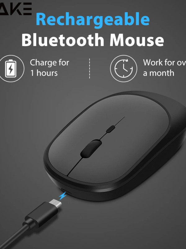 [SS originality]
 Mini Portable Mouse Wireless Bluetooth-compatible Rechargeable Dual Mode Mouse Fo