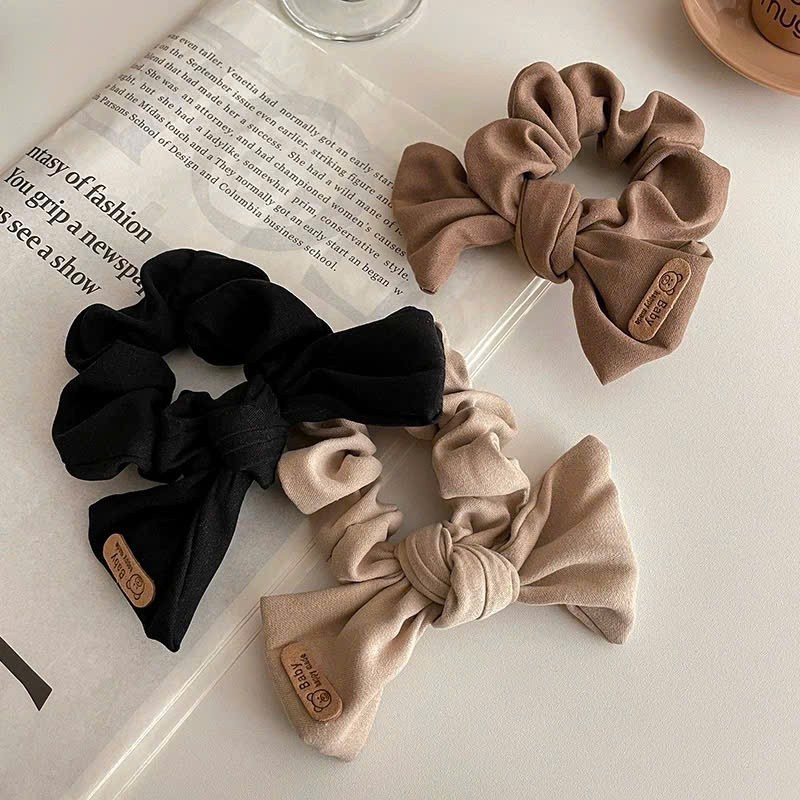 Dây buộc tóc scrunchies cột tóc AAA iLita Accessories phụ kiện buộc tóc màu pastel trơn