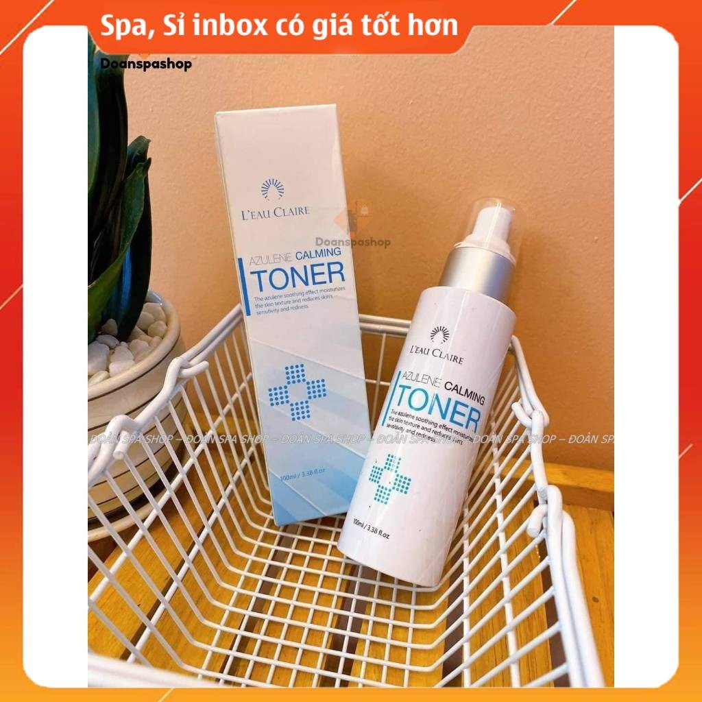 Nước hoa hồng Leau Claire 100ml - Azulene Calming Toner Leau Claire