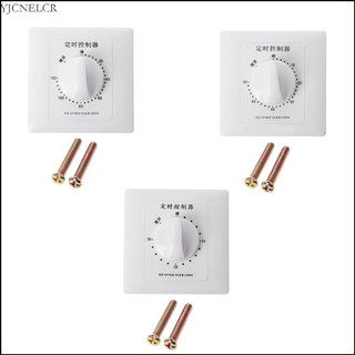 Yjcnelcr Hẹn giờ đếm ngược 220V Công tắc hẹn giờ kỹ thuật số Công tắc điều khiển ổ cắm Tấm che nhà