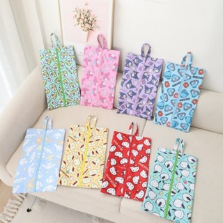 Túi Giày Dễ Thương Di Động Du Lịch Bảo Quản Giày Chống Bụi Túi Kuromi Cá Xấu Xí Không Dệt Di Động