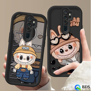 Ốp Lưng Cho Oppo A9 A5 A5S A3S A12 A12E A53 A33 A31 2020 A54 A55 A74 A94 A53S F17 F19 Pro 4G Vỏ Mềm Silicon Rabubu Anime Gấu Dâu Hoạt Hình Chống Rơi Vỏ Điện Thoại