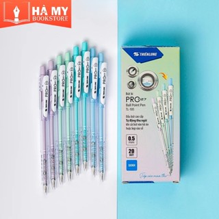   Combo 5 Cây  Bút bi Thiên Long màu Pastel ngòi 0.5mm TL-105 