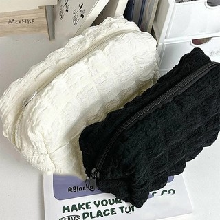  Mcehkf 1 Túi Đựng Mỹ Phẩm Màu Trơn Hộp Đựng Bút Chì Sáng Tạo Túi Gối Dung Tích Lớn Cho Bé Gái Đồ Dùng Học Tập Hộp Văn Phòng Phẩm Mới 