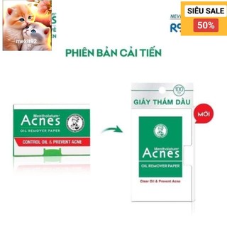 Giấy thấm dầu Acnes 50 tờ (DATE 25-26)