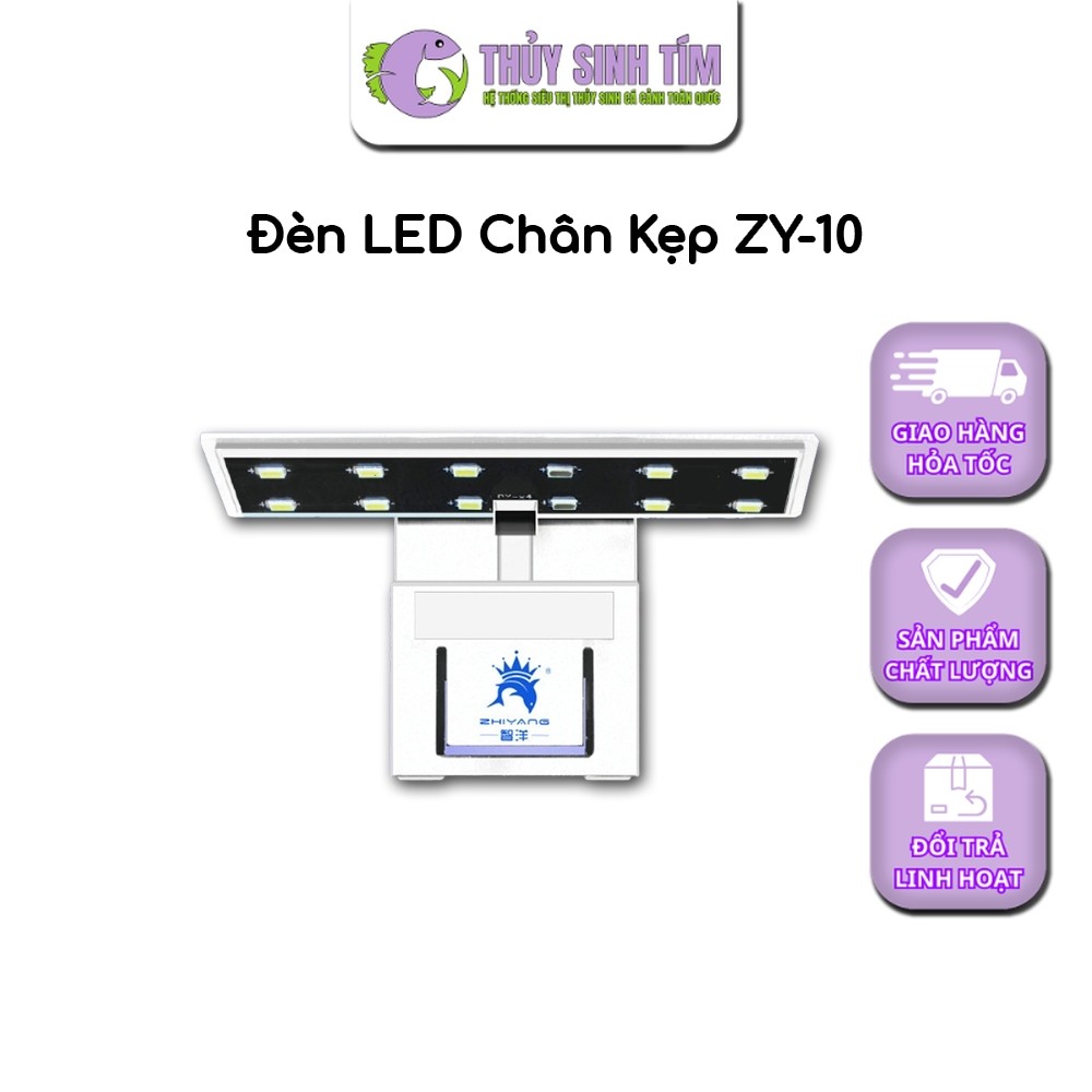 Đèn LED Kẹp ZY-10 Cho Bể Cá Mini