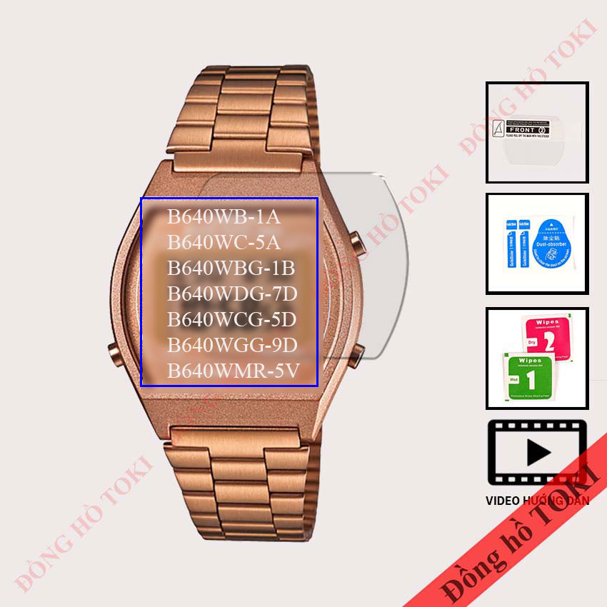 Tấm dán mặt đồng hồ – dùng được cho các mẫu điện tử B640 các màu