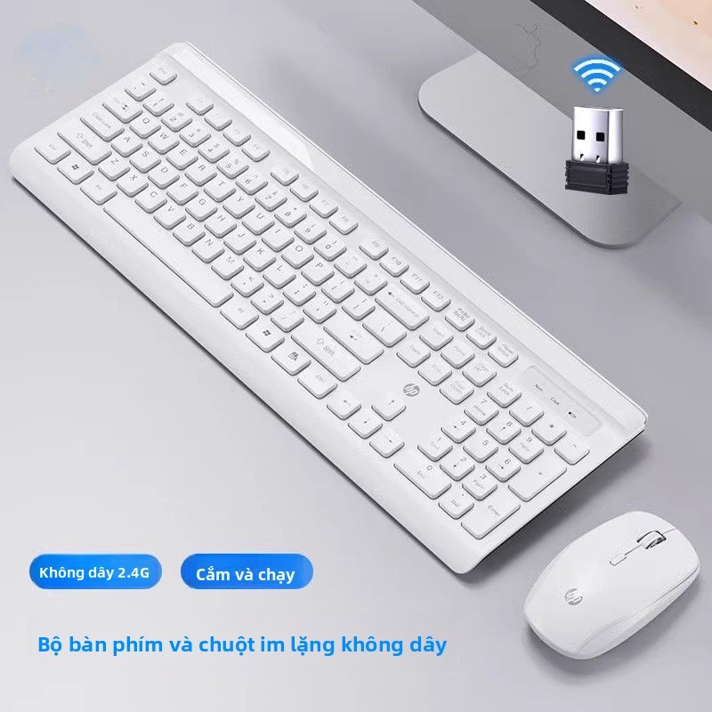 BỘ CHUỘT VÀ BÀN PHÍM KHÔNG DÂY HP CS500 YÊN TĨNH ĐƠN GIẢN TIỆN LỢI CHO VĂN PHÒNG MÁY TÍNH XÁCH TAY V