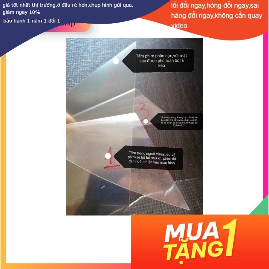 freeship Phim phân cực 32 inch dùng để dán cho mặt ngoài cho tivi,màn hình LCD , màn PC,laptop, điện
