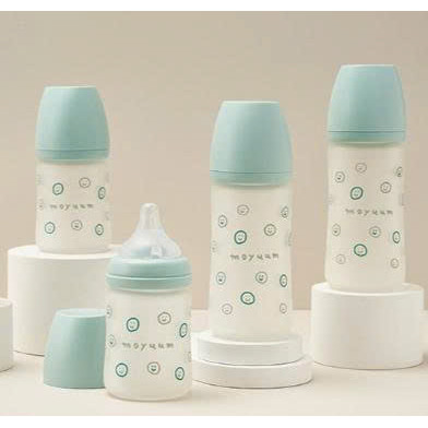 Bình Moyuum Thủy Tinh trơn-hoạ tiết