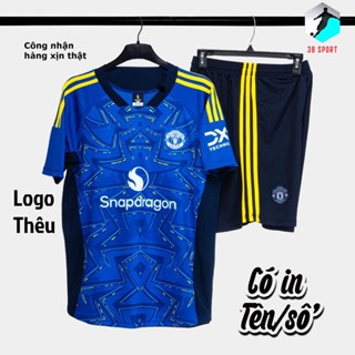   Có in  Nhiều mẫu - HÀNG Strivend MỚI VỀ ĐẸP  Bộ quần áo MU xanh dương hàng đẹp vải mè logo thêu 