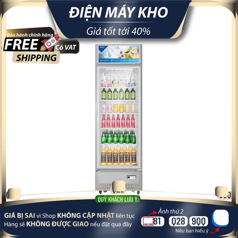 Tủ Mát Aqua 215 lít AQS-AF340S Mới 100%