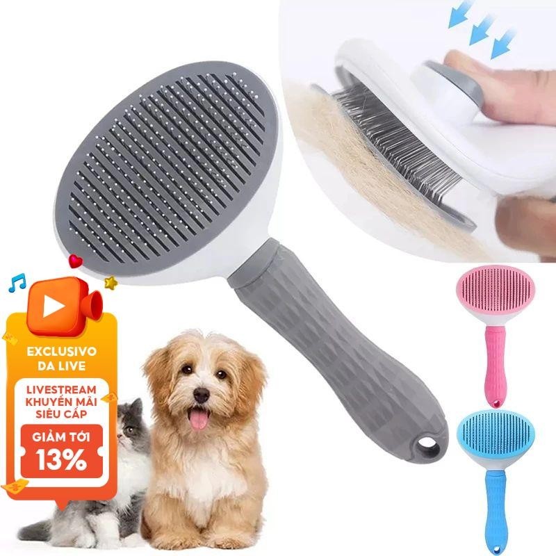 Găng tay tẩy lông tĩnh cho thú cưng Lược tẩy lông hai mặt cho bàn chải tẩy lông chó mèo