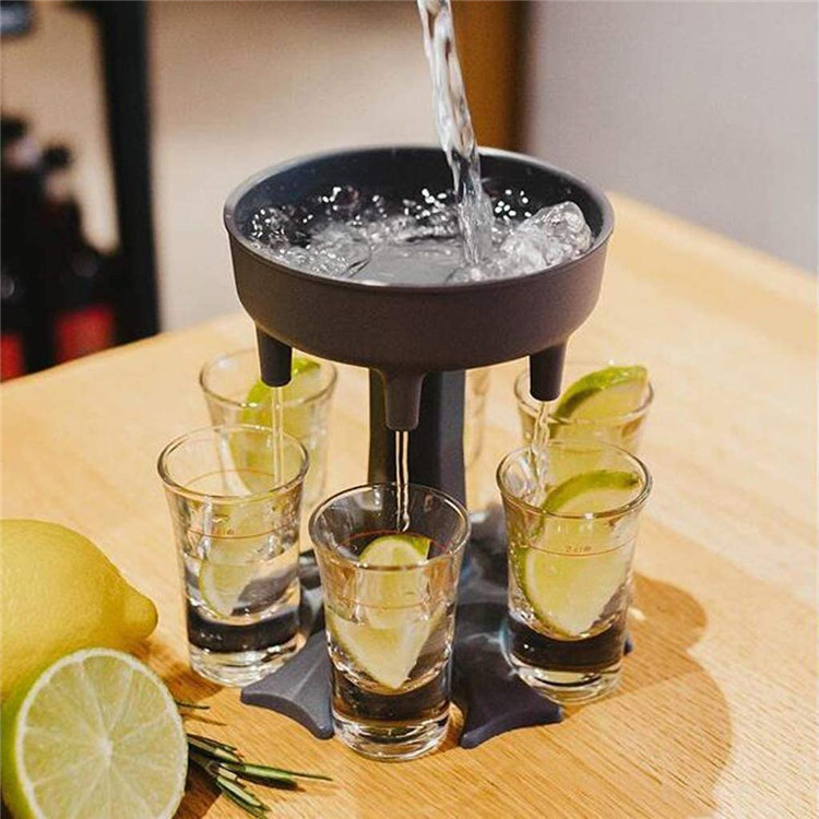 New Product#Creative Six-Cup Wine Divider Party Pourer Bar Red Wine Liquor Pourer Home Beverage Disp