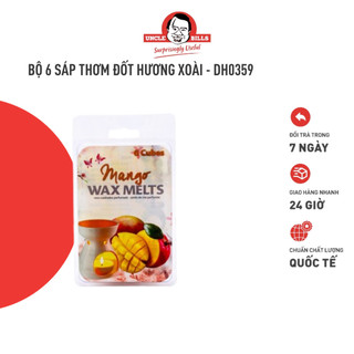 Bộ 6 sáp thơm đốt hương xoài uncle bills dh0359