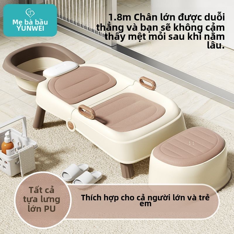 Ghế gội đầu cho phụ nữ mang thai, giường ghế gội đầu cho trẻ em,người lớn, ghế gội đầu lớn có thể gậ