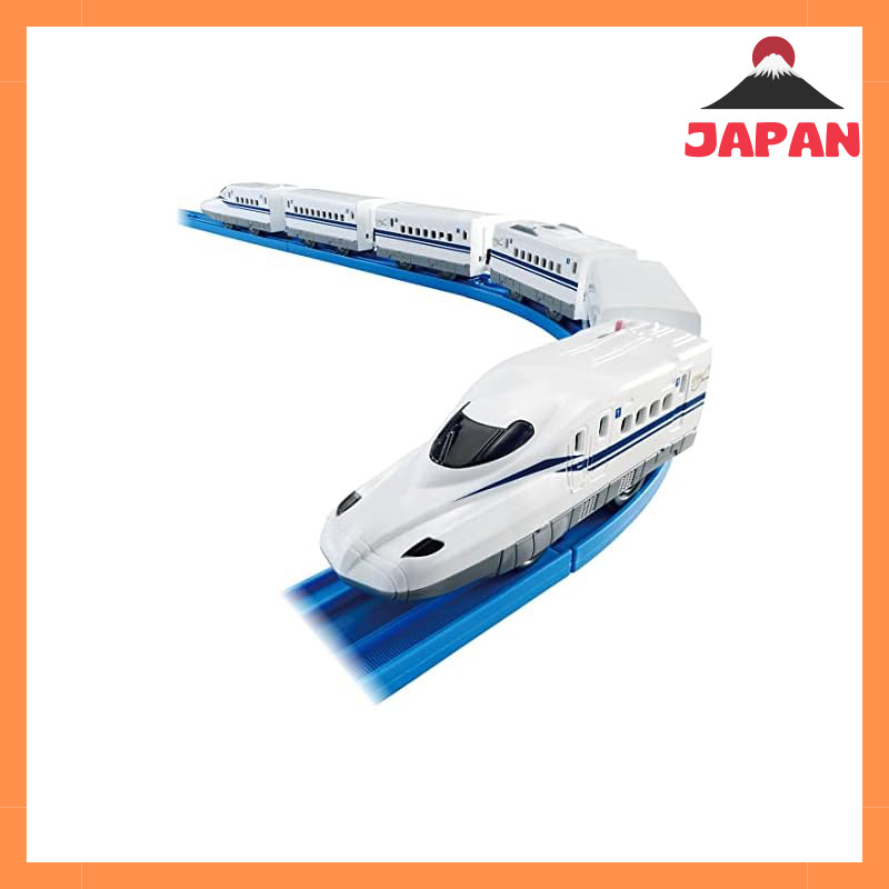 TAKARA TOMY Plarail Let's Connect Lots of Tracks Shinkansen N700S Train Toy for Ages 3 and Up