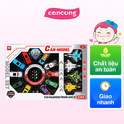 Bộ xe và máy bay chiến đấu chạy trớn đa màu siêu ngầu HW24109031 C412
