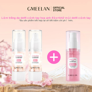 GMEELAN Kem Dưỡng Nách Sakura Underarm Cream 30g + Xịt hỗ trợ khử mùi SAKURA GLUTA 50ml