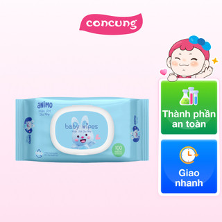  Khăn Ướt Dịu Nhẹ Animo không mùi  100 tờ  
