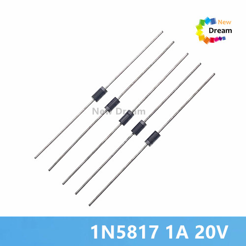 50 CÁI 1N5817 1A / 20V chỉnh lưu diode hàn