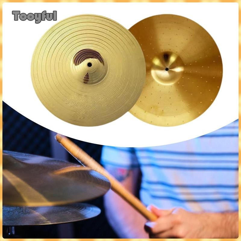 2 Miếng Jazz Trống Crash chũm chọe Crash Bộ gõ Trống Người chơi Hi Hat chũm chọe