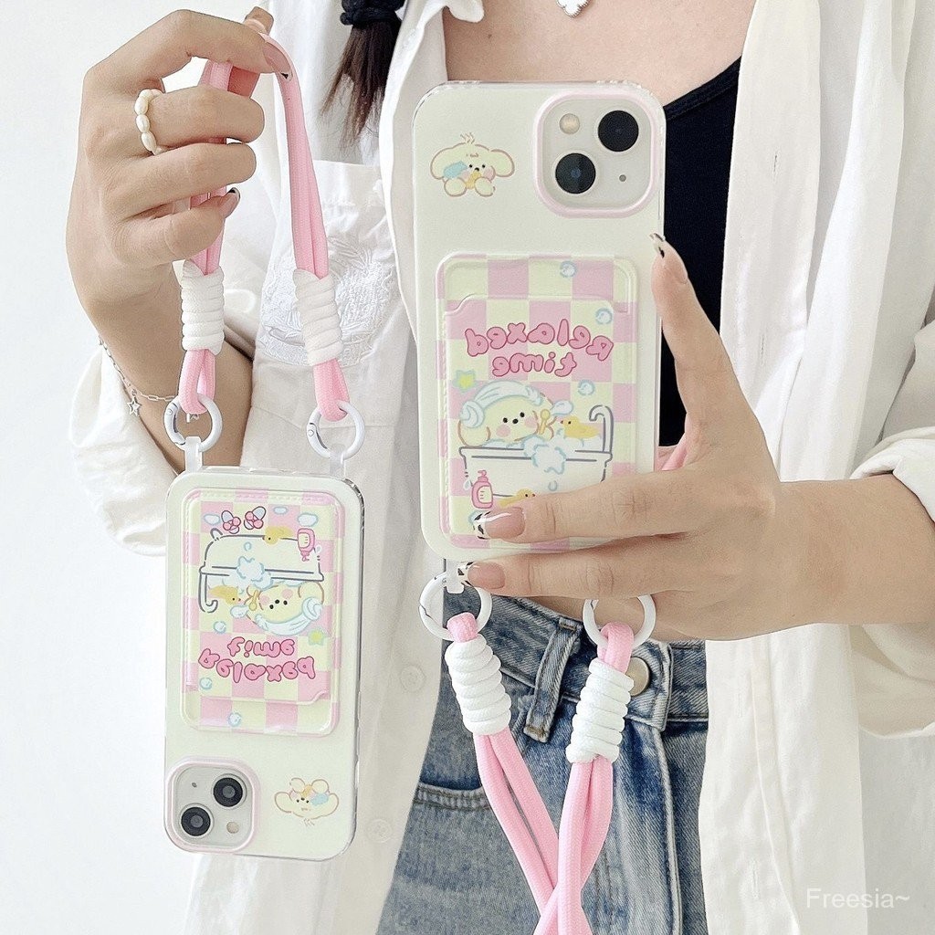 Dây Dành Cho iPhone 12 13 14 Pro Max 15 Pro Hàng Chính Hãng Bảo Vệ Mềm Dẻo Dáng Thú Cưng Mềm Màng Dà