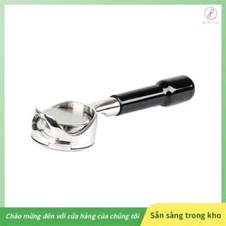 Tay cầm cà phê thiết kế rỗng 58mm cho đầu pha cà phê E61 Tay cầm khai thác không đáy bằng thép không gỉ