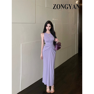 ZONGYAN váy Đầm váy nữ body đầm Fashion Dễ thương thời trang Trendy WLQ24705VH 28Z240712
