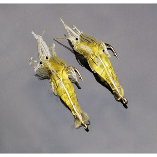    10 con   Mồi tép giả câu cá mồi giả câu cá kèm lưỡi mồi dạ quang ban đêm 