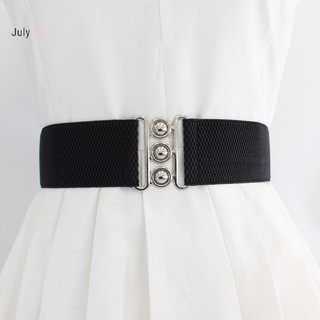 Julyhot 5cm Thắt Lưng Co Giãn Thắt Lưng Rộng Vintage Co Giãn Cinch Có Khóa Thắt Lưng Dây Thắt Lưng Cho Nữ Massivedeals