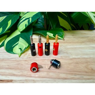 Jack bắp chuối 4mm chuôi cắm đực cái tự chọn.