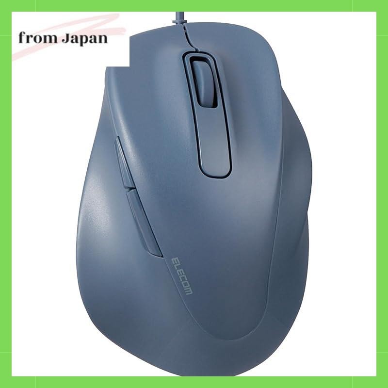 Chuột có dây Elecom EX-G Silent M Size 5 nút "Dịch vụ đánh giá AskDoctors" Xanh được chứng nhận M-XG