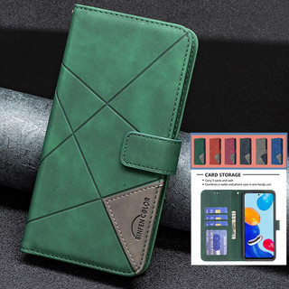 Ốp Lưng Da oppo reno 12 pro reno 12F 11F A60 realme 12 + Vỏ Thẻ Lật Vỏ Điện Thoại Từ Tính Bảo Vệ Màn Hình Thời Trang Spot Vỏ Mềm Ví Hình Thoi
