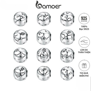 Bamoer Vòng Tay Bạc 925 Mặt Hình Cung Hoàng Đạo Phong Cách Cổ Điển SCC1218